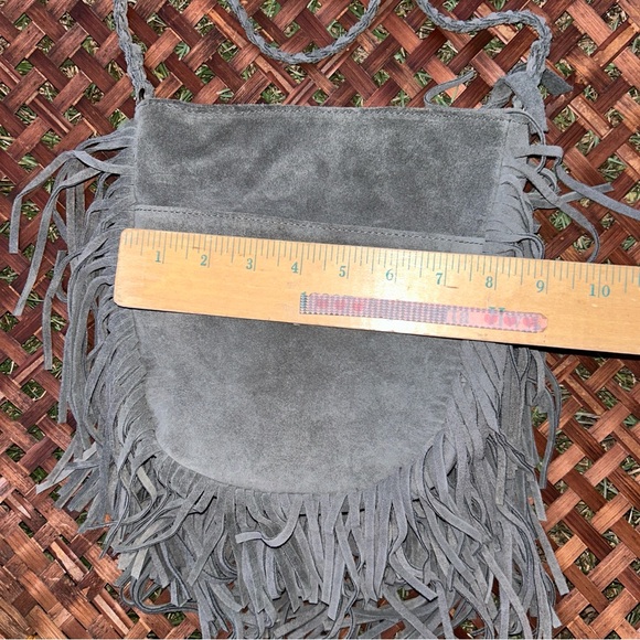 Ecote Suede Fringe Crossbody - Picture 6 of 9